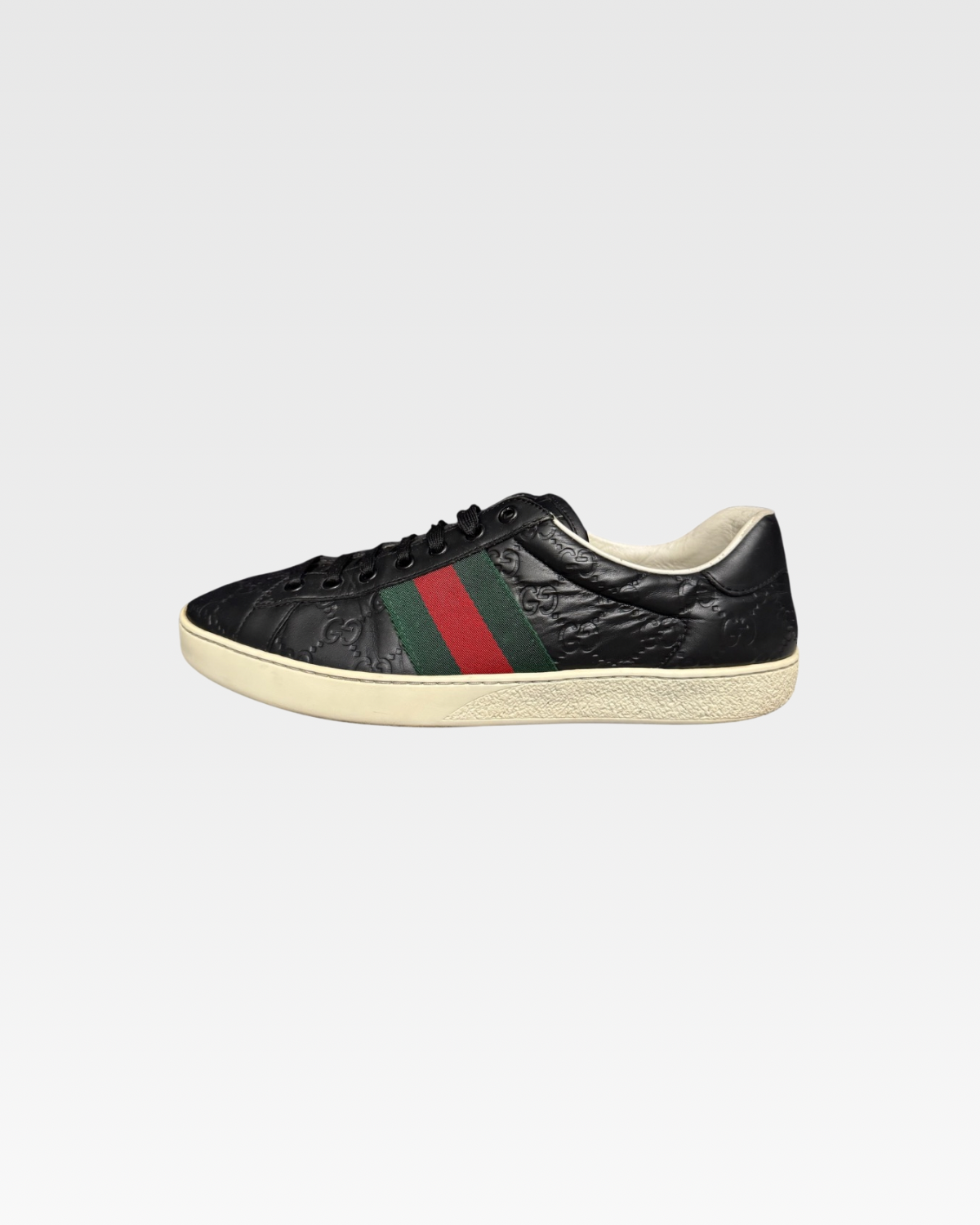 Gucci ace monogram sneaker Size 9